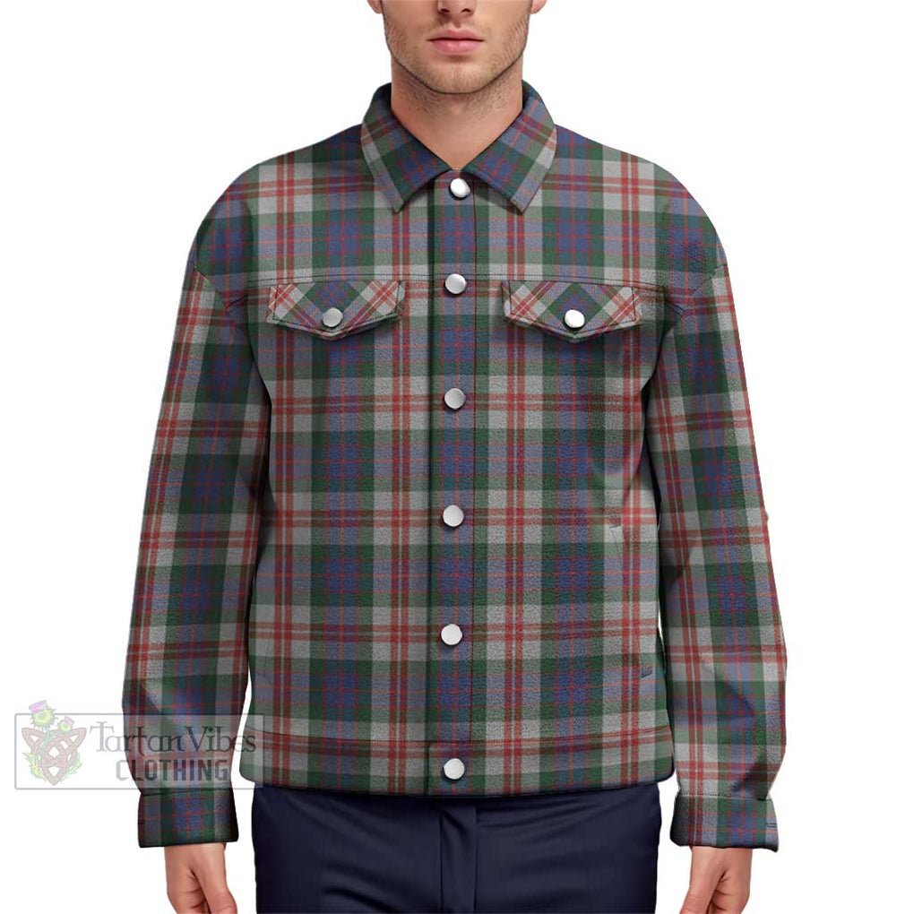 Fraser Red Dress Tartan Unisex Lapel Cotton Jacket Unisex - Tartan Vibes Clothing