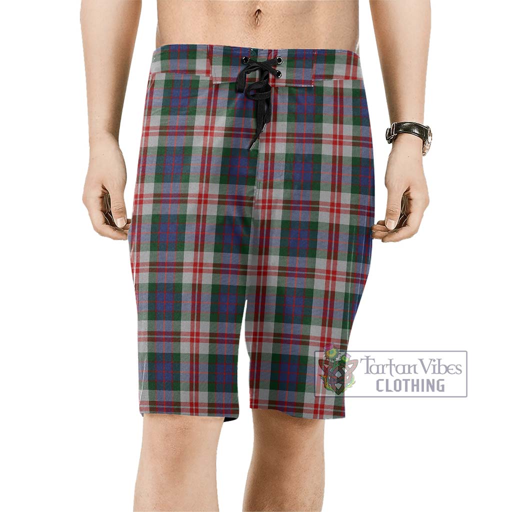 Fraser Red Dress Tartan Men's Board Shorts Men - Tartan Vibes Clothing