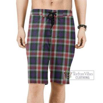 Fraser Red Dress Tartan Men's Board Shorts