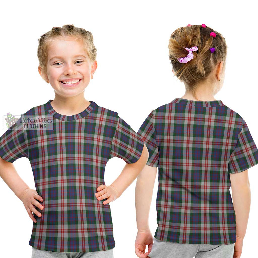 Fraser Red Dress Tartan Kid T-Shirt Youth XL Size14 - Tartanvibesclothing Shop