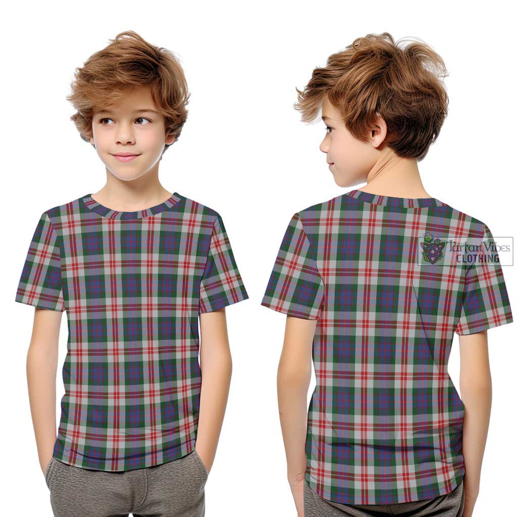 Fraser Red Dress Tartan Kid T-Shirt - Tartanvibesclothing Shop