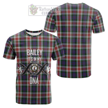 Fraser Red Dress Tartan Cotton T-shirt with Family Crest DNA In Me Style