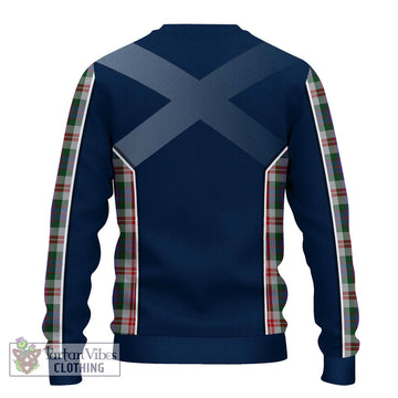 Fraser Red Dress Tartan Ugly Sweater with Family Crest and Lion Rampant Vibes Sport Style