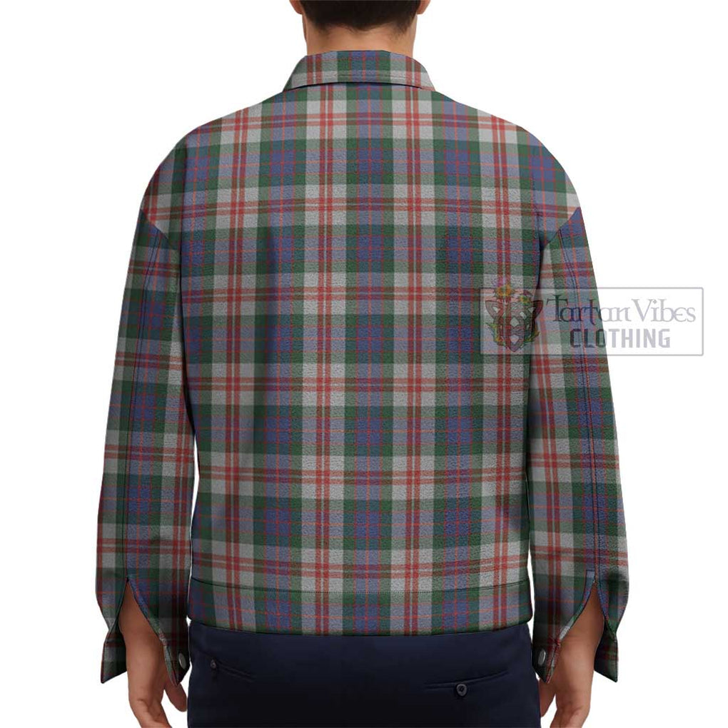 Fraser Red Dress Tartan Unisex Lapel Cotton Jacket - Tartan Vibes Clothing