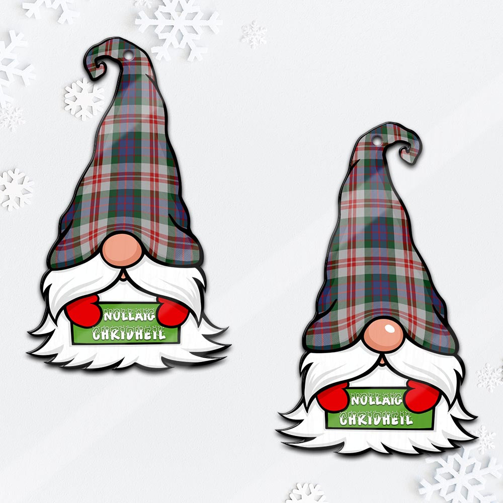 Fraser Red Dress Gnome Christmas Ornament with His Tartan Christmas Hat - Tartan Vibes Clothing