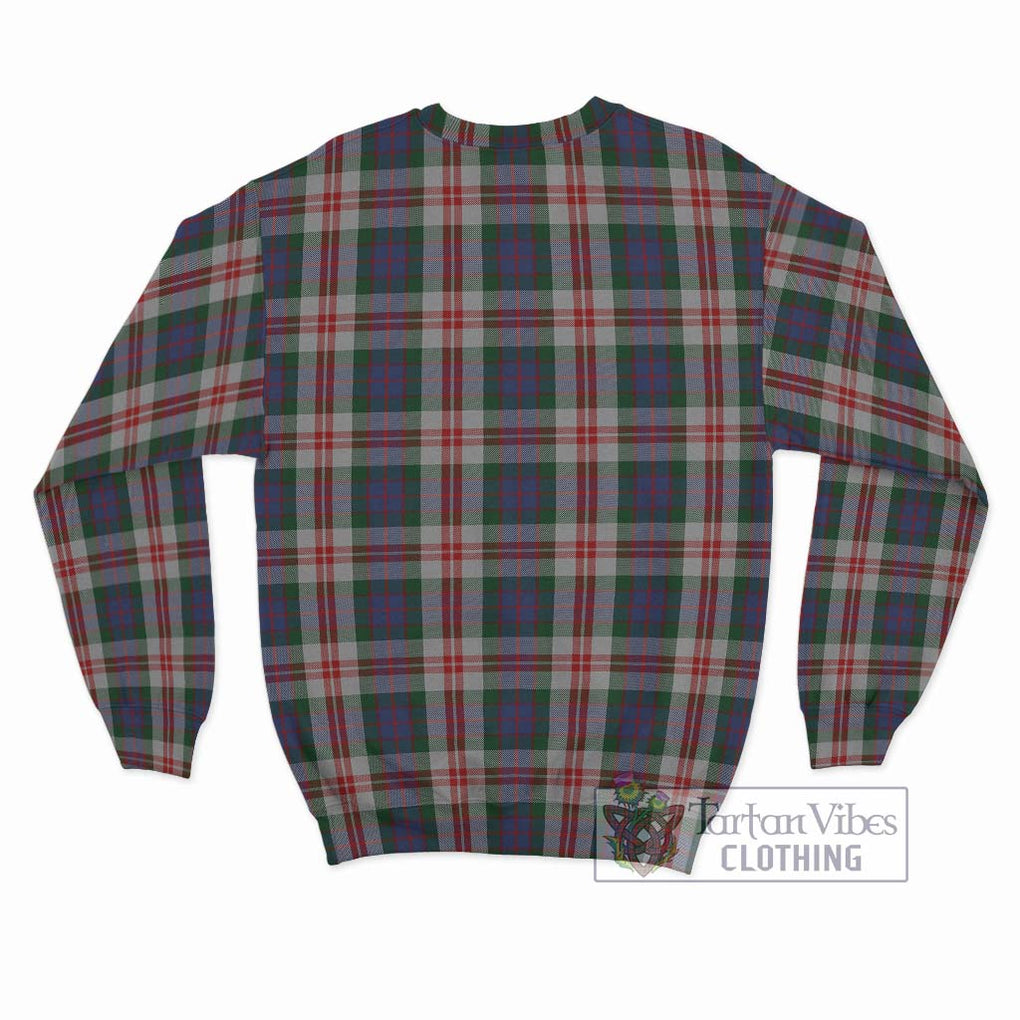 Fraser Red Dress Tartan Sweatshirt with Family Crest DNA In Me Style - Tartanvibesclothing Shop