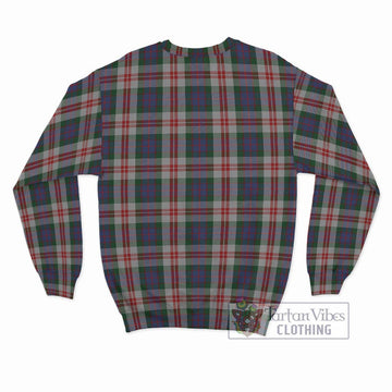 Fraser Red Dress Tartan Sweatshirt with Family Crest DNA In Me Style