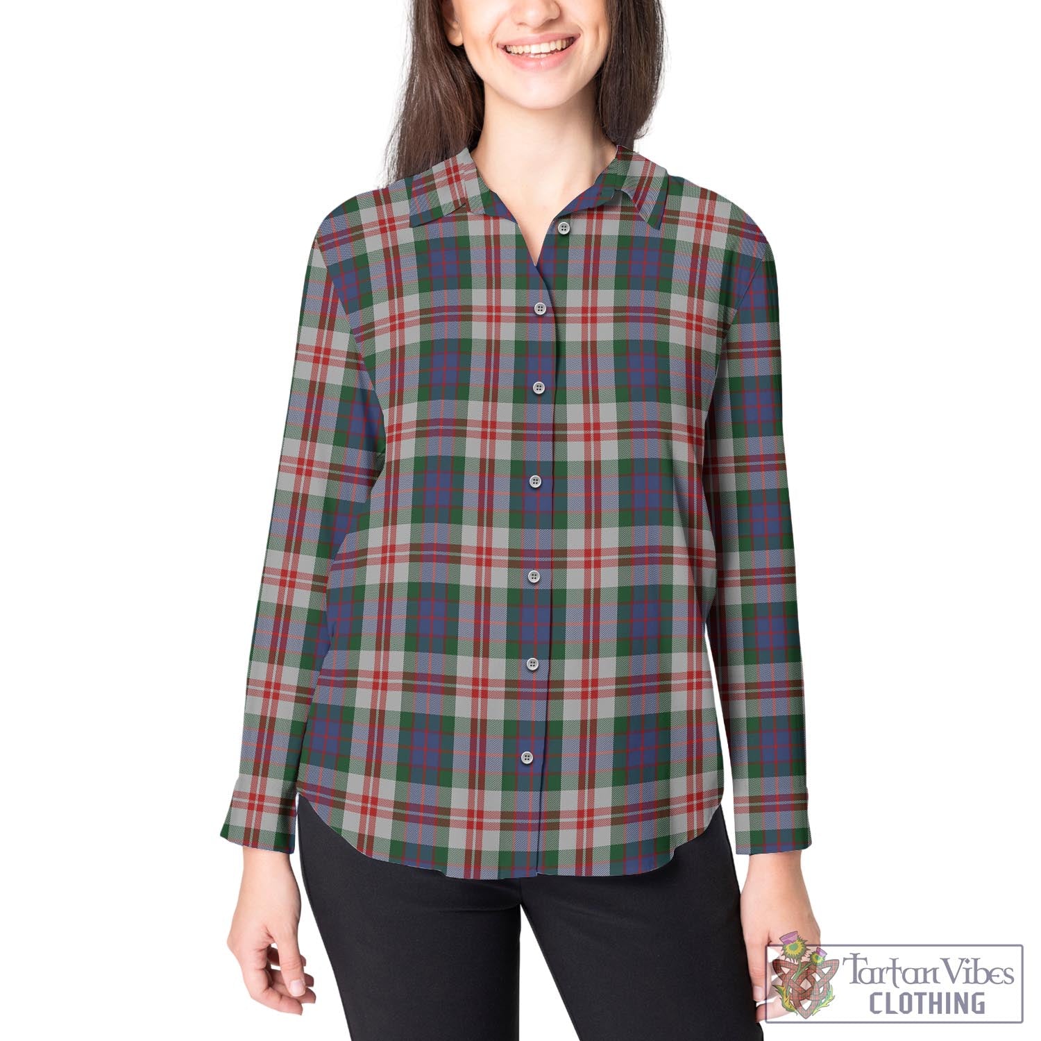 Fraser Red Dress Tartan Womens Casual Shirt