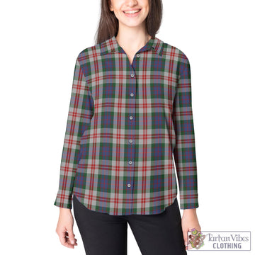 Fraser Red Dress Tartan Women's Casual Shirt