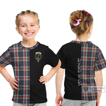 Fraser Red Dress Tartan Kid T-Shirt with Family Crest and Half Of Me Style