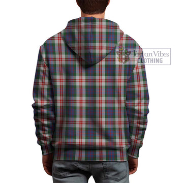 Fraser Red Dress Tartan Hoodie with Family Crest DNA In Me Style