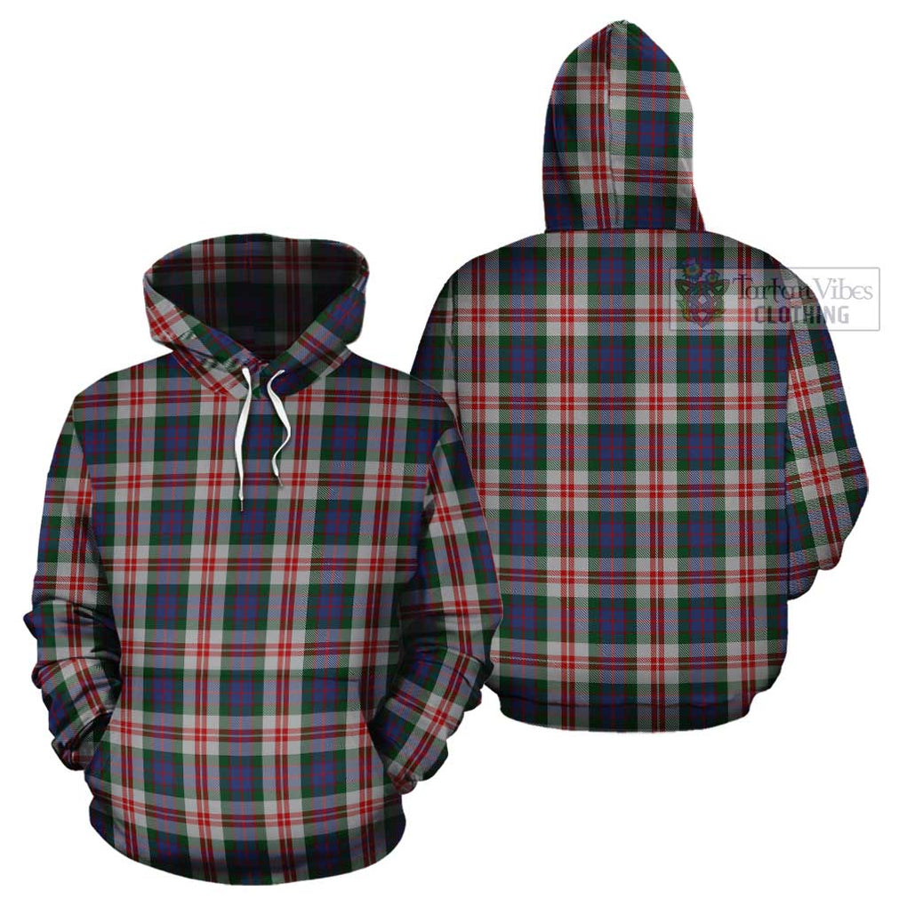 Fraser Red Dress Tartan Cotton Hoodie Pullover Hoodie - Tartan Vibes Clothing