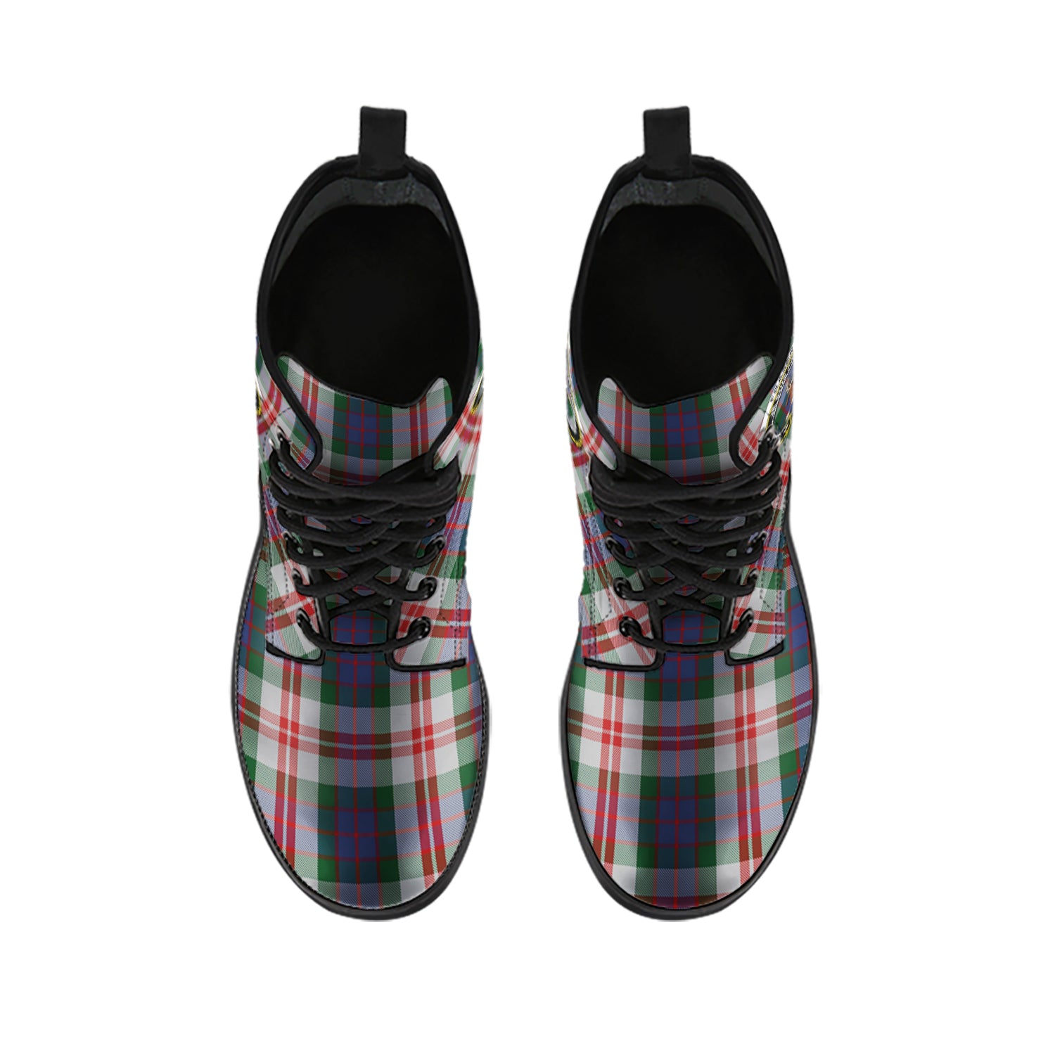 fraser-red-dress-tartan-leather-boots-with-family-crest