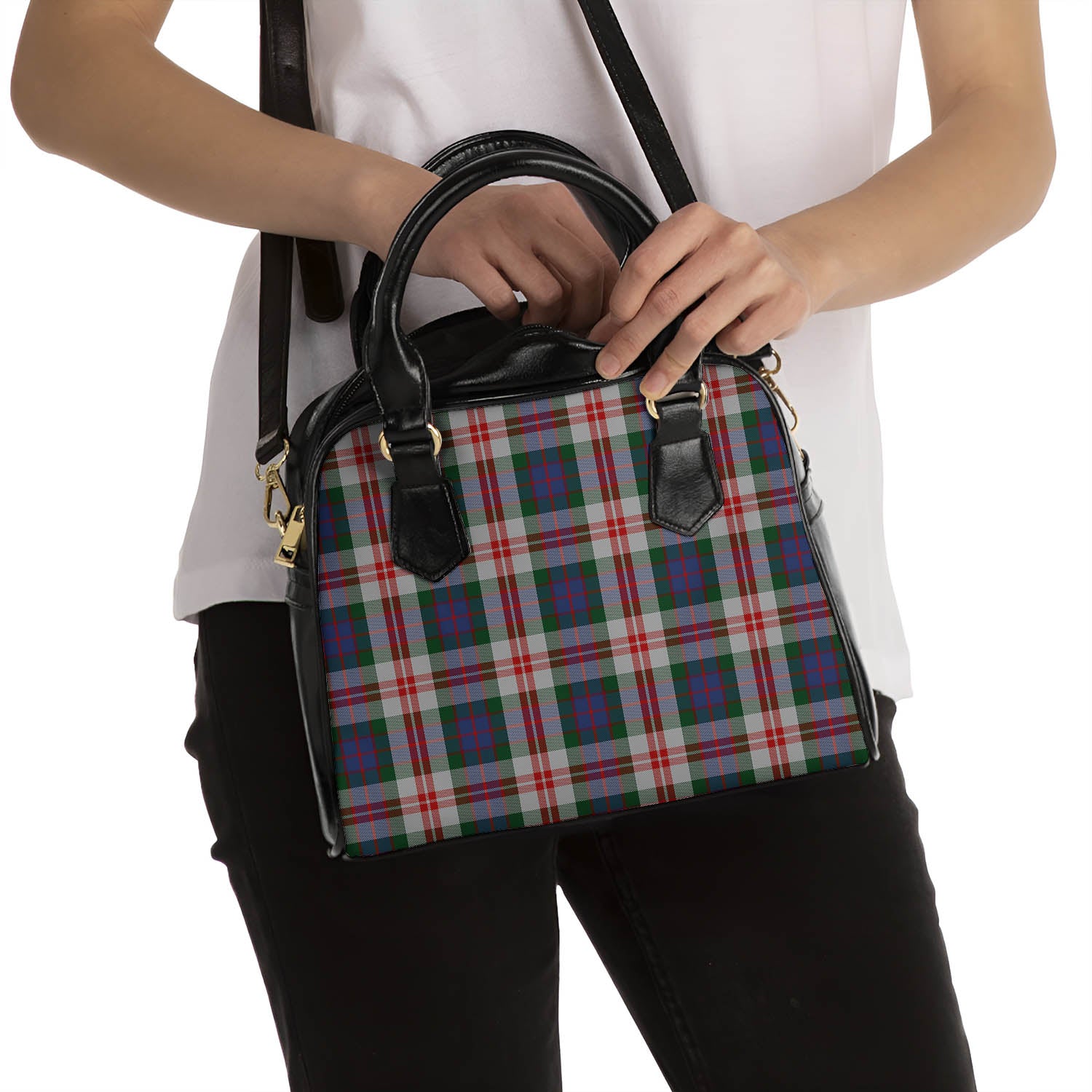 Fraser Red Dress Tartan Shoulder Handbags - Tartanvibesclothing