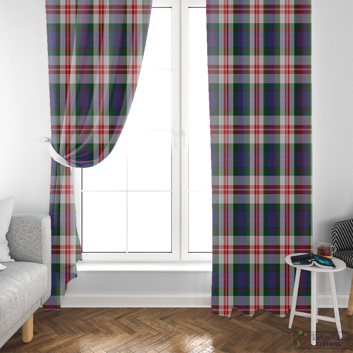 Fraser Red Dress Tartan Window Curtain