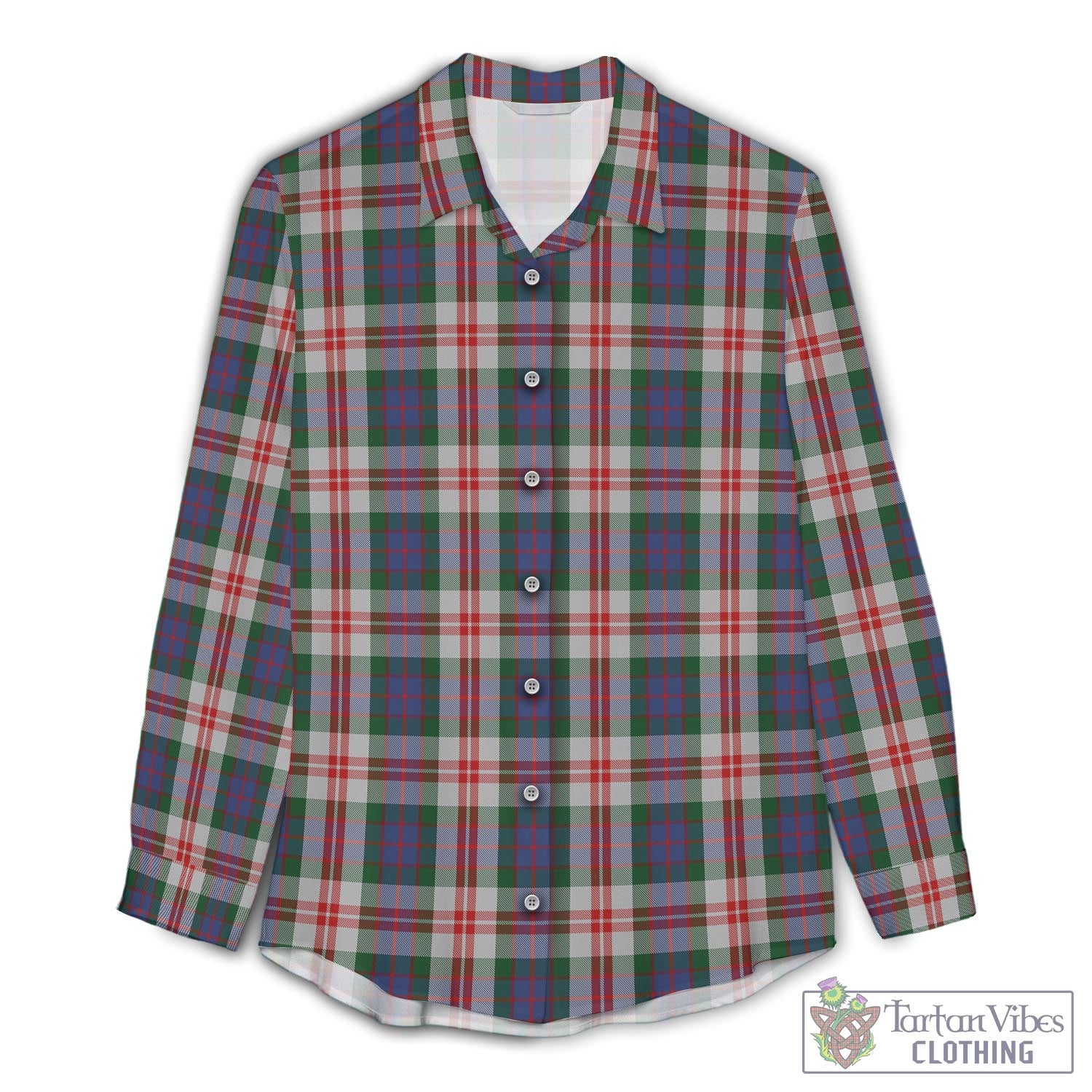 Fraser Red Dress Tartan Womens Casual Shirt