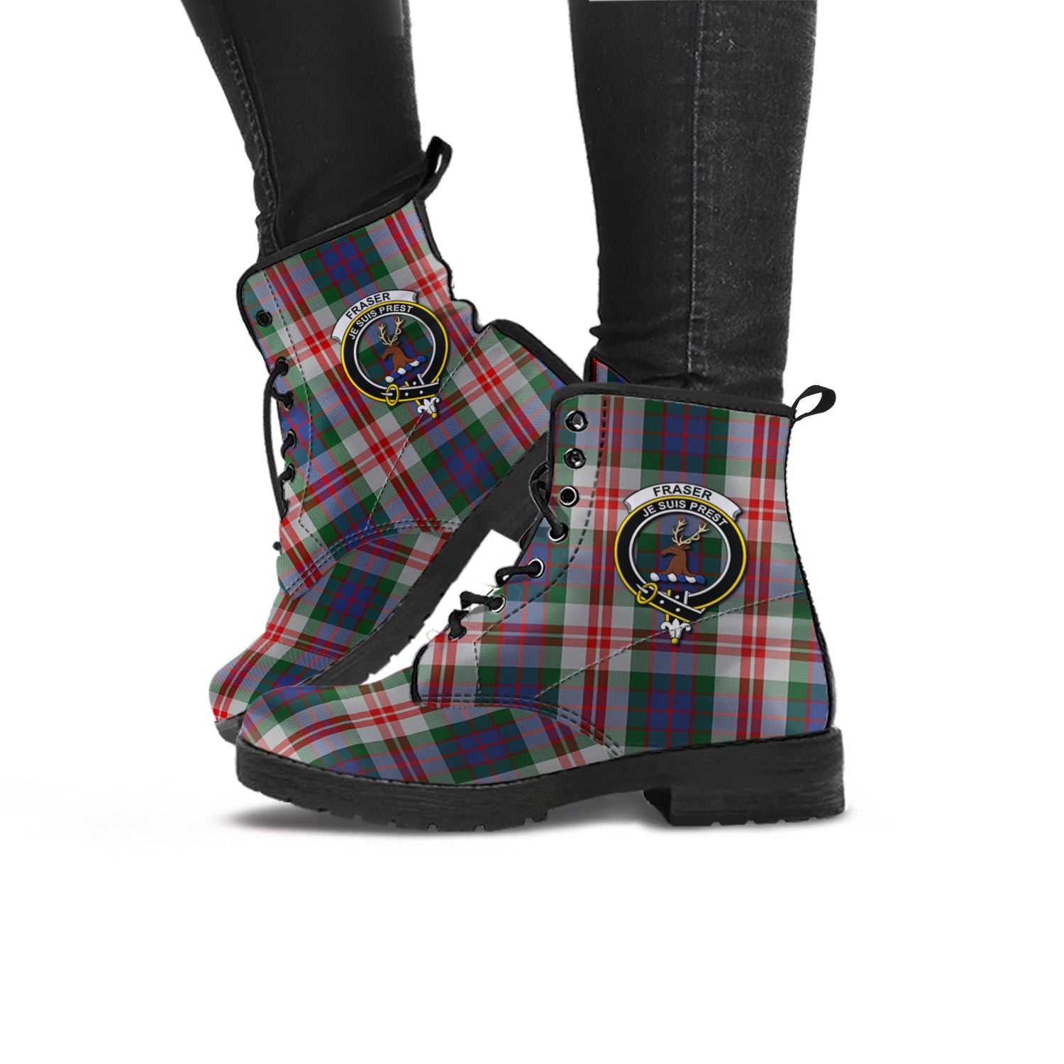 fraser-red-dress-tartan-leather-boots-with-family-crest