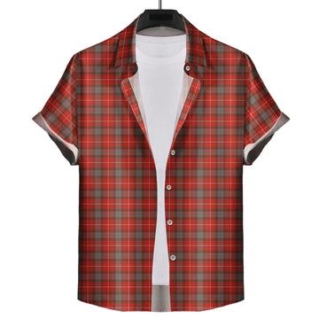 Fraser Weathered Tartan Short Sleeve Button Down Shirt