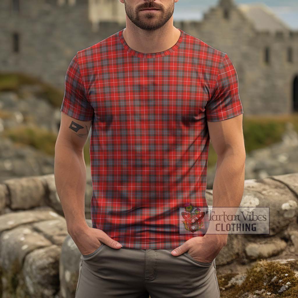 Fraser Weathered Tartan Cotton T-Shirt Men's Shirt - Tartanvibesclothing Shop