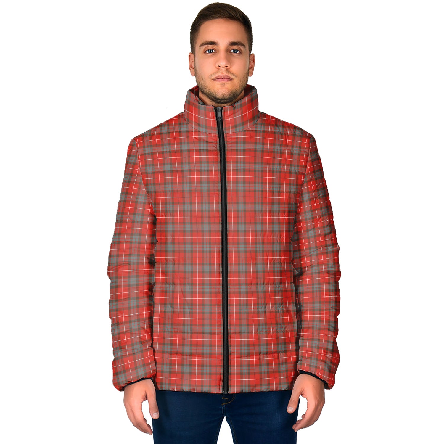 Fraser Weathered Tartan Padded Jacket - Tartan Vibes Clothing