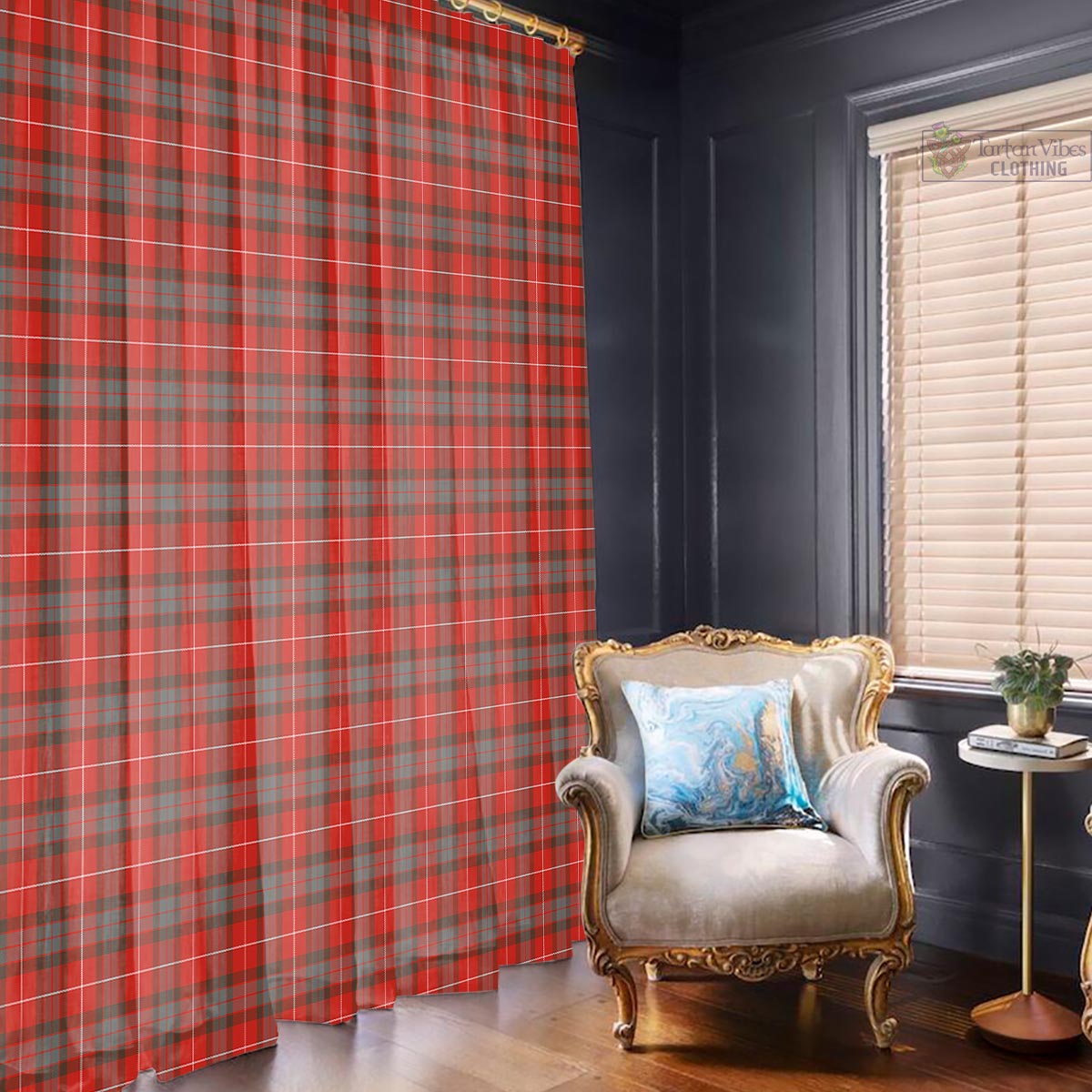 Fraser Weathered Tartan Window Curtain