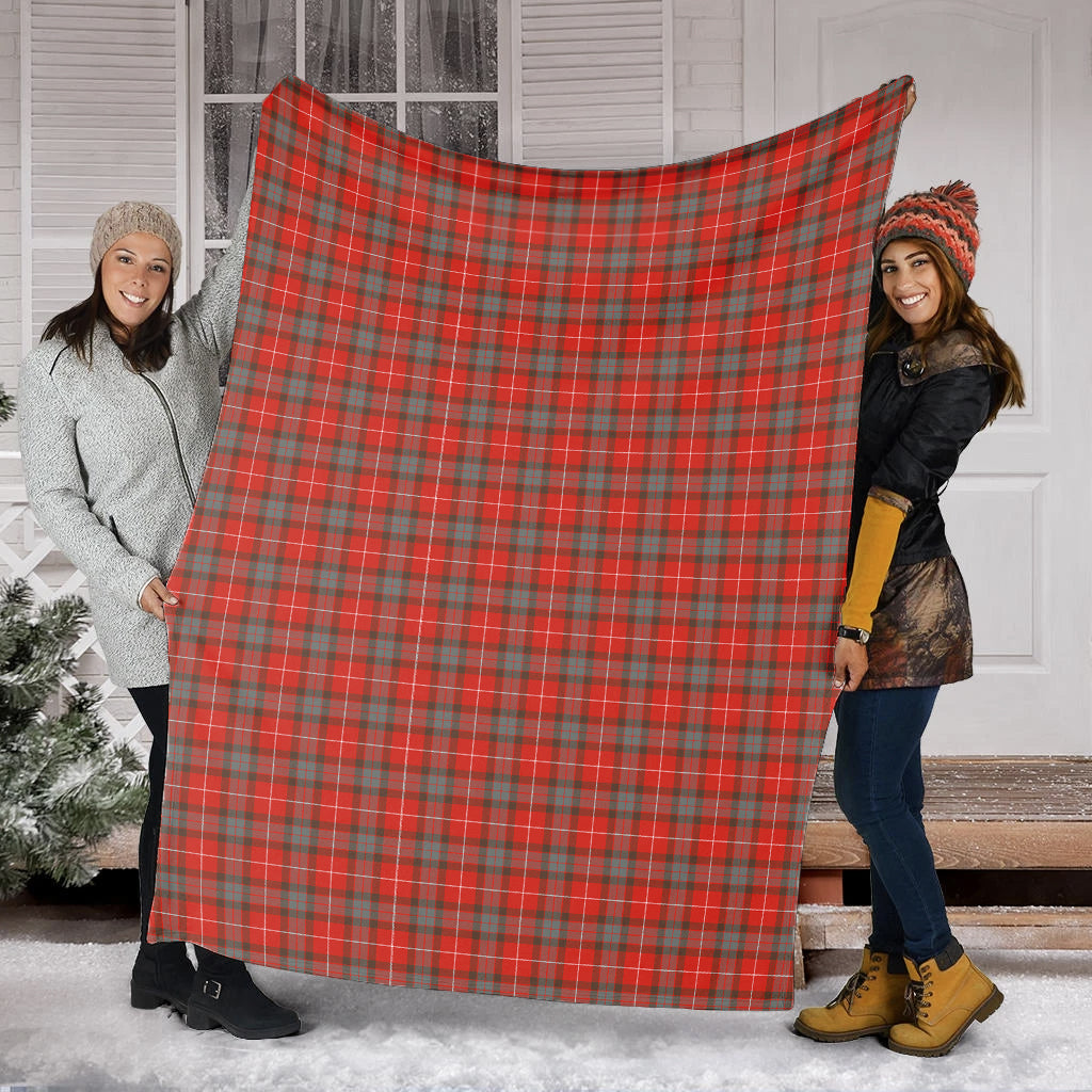 Fraser Weathered Tartan Blanket - Tartan Vibes Clothing