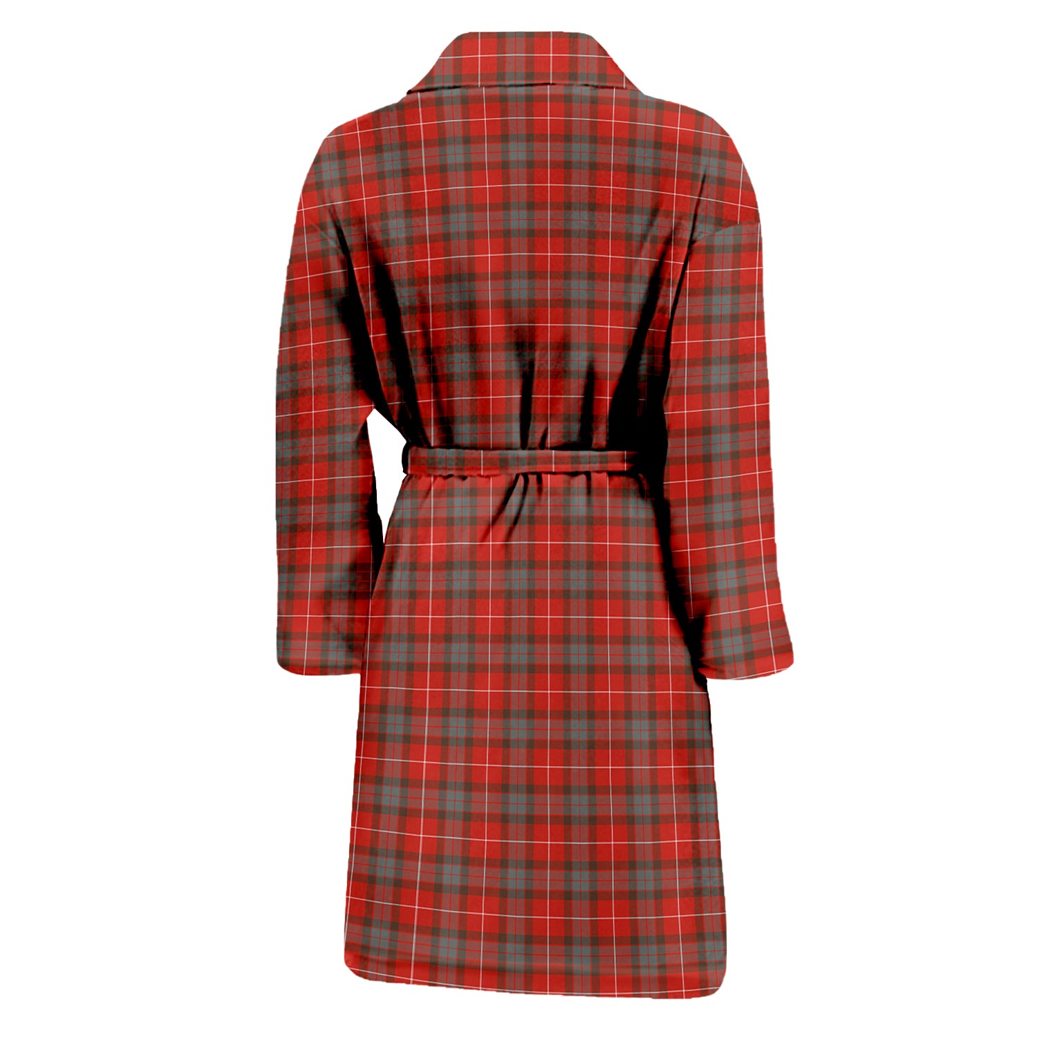 Fraser Weathered Tartan Bathrobe with Family Crest - Tartan Vibes Clothing