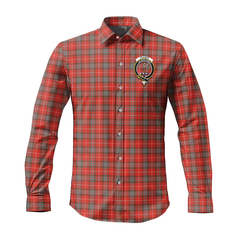 fraser-weathered-tartan-long-sleeve-button-up-shirt-with-family-crest