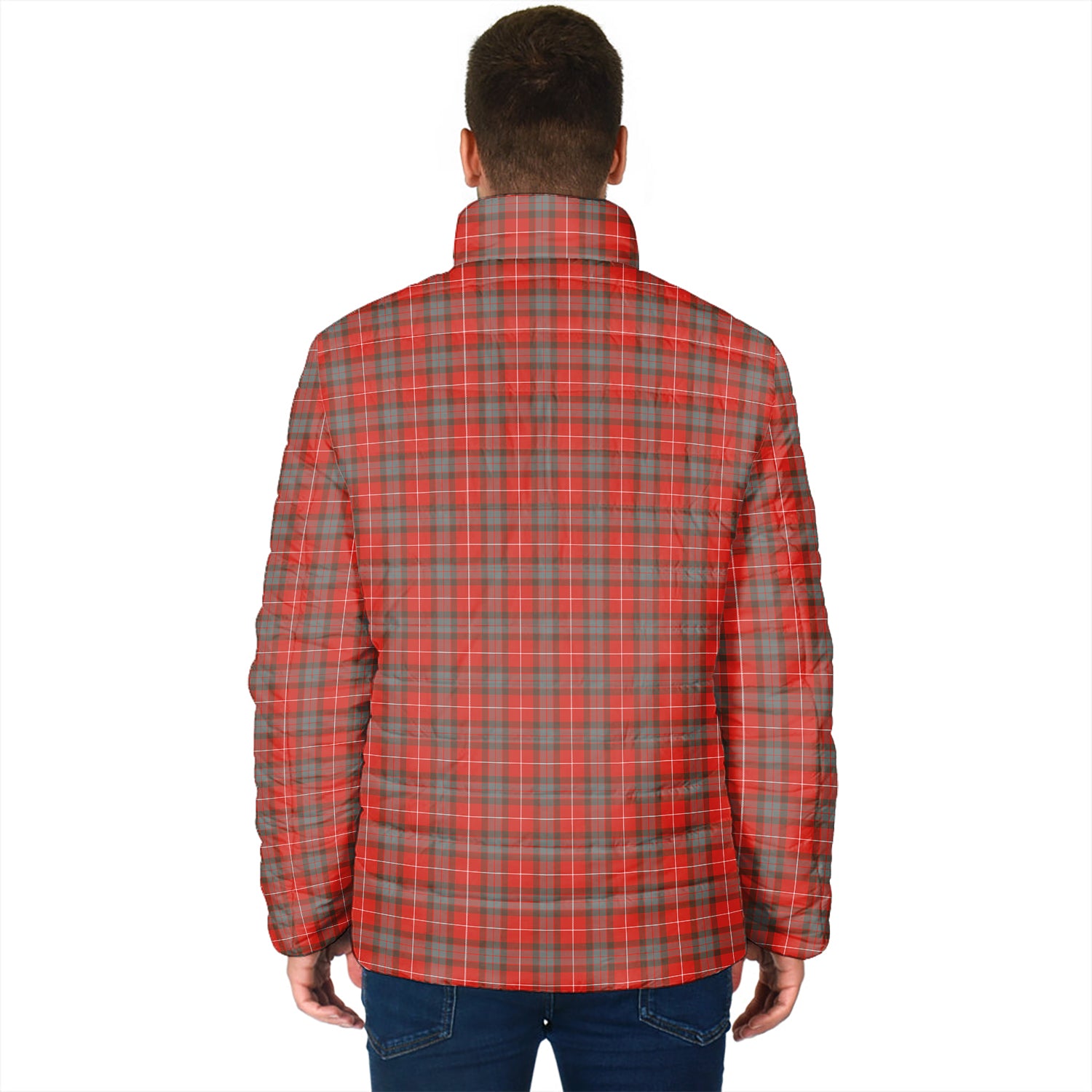 Fraser Weathered Tartan Padded Jacket - Tartan Vibes Clothing