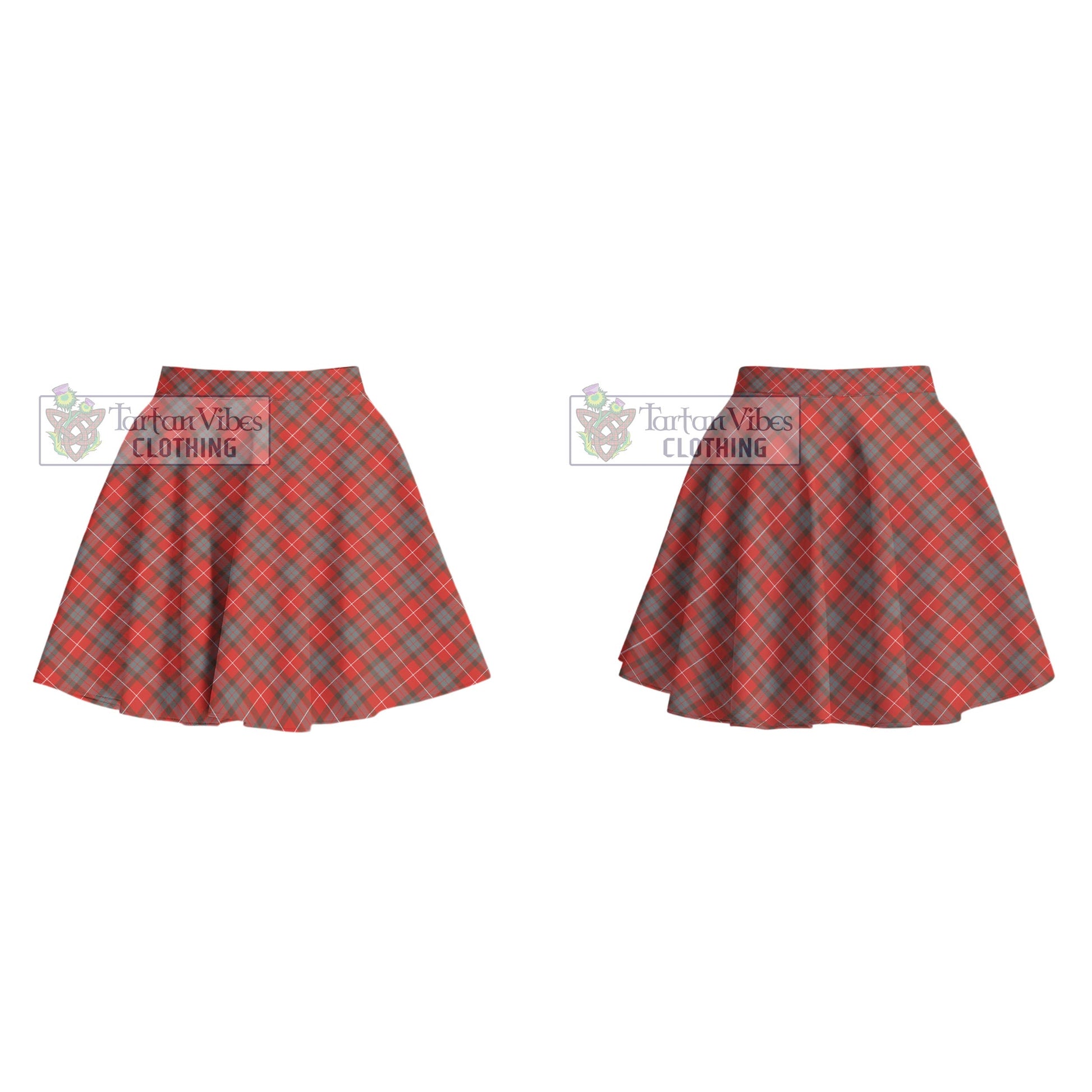 Tartan Vibes Clothing Fraser Weathered Tartan Women's Plated Mini Skirt