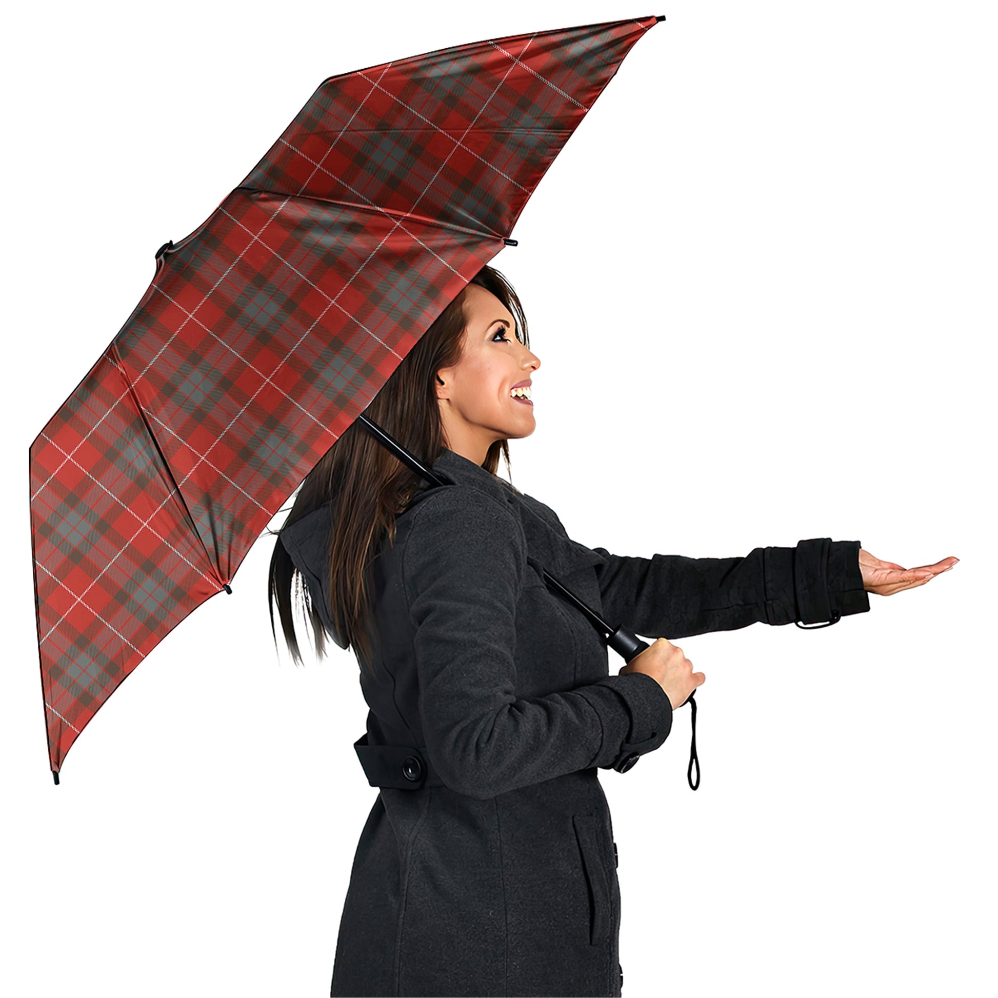 Fraser Weathered Tartan Umbrella - Tartanvibesclothing