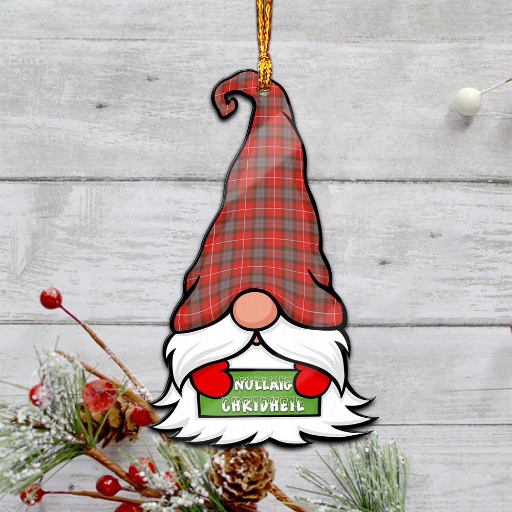 Fraser Weathered Gnome Christmas Ornament with His Tartan Christmas Hat - Tartan Vibes Clothing