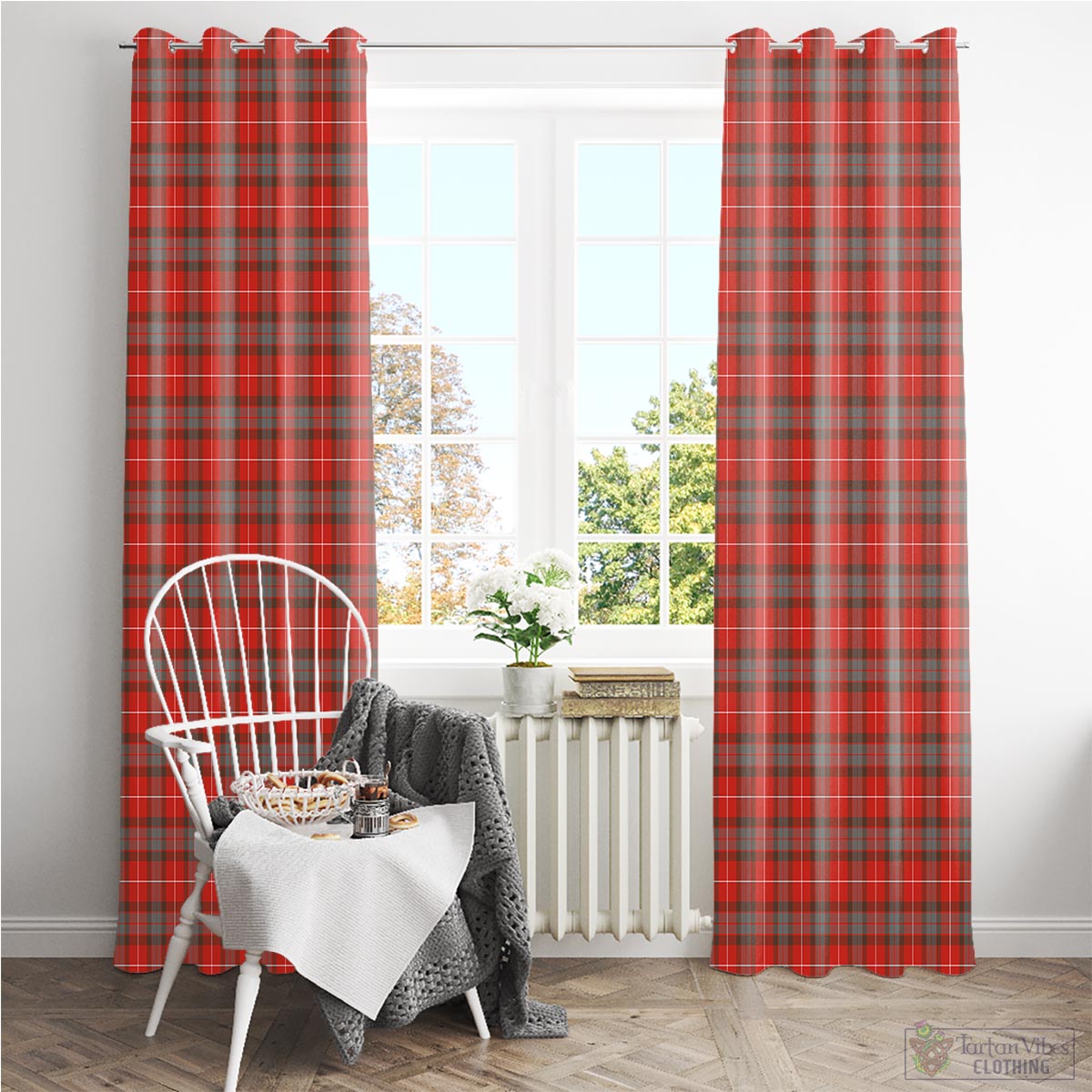 Fraser Weathered Tartan Window Curtain