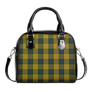 Fraser Yellow Tartan Shoulder Handbags