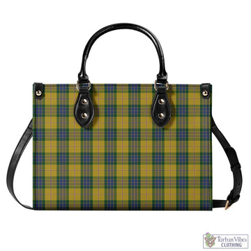 Fraser Yellow Tartan Luxury Leather Handbags