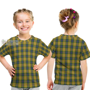 Fraser Yellow Tartan Kid T-Shirt