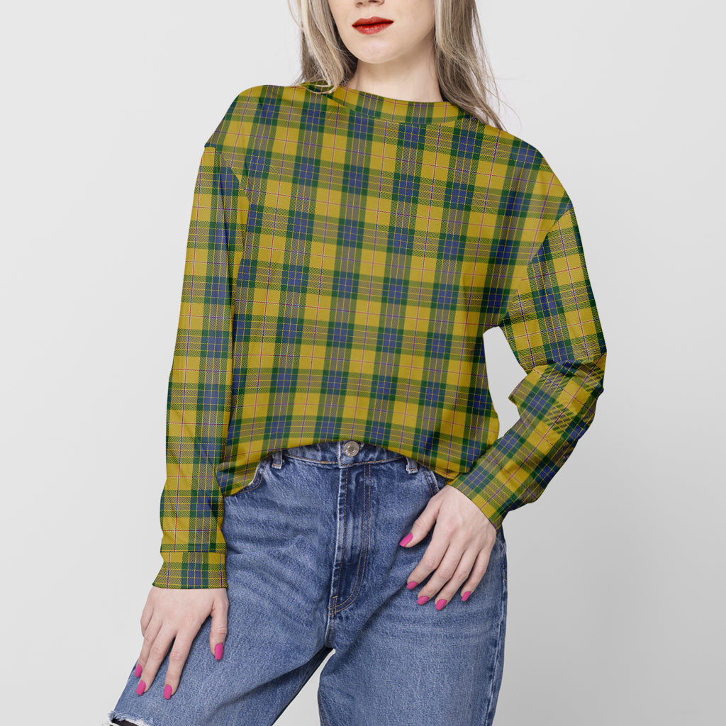 Fraser Yellow Tartan Sweatshirt Unisex - Tartan Vibes Clothing