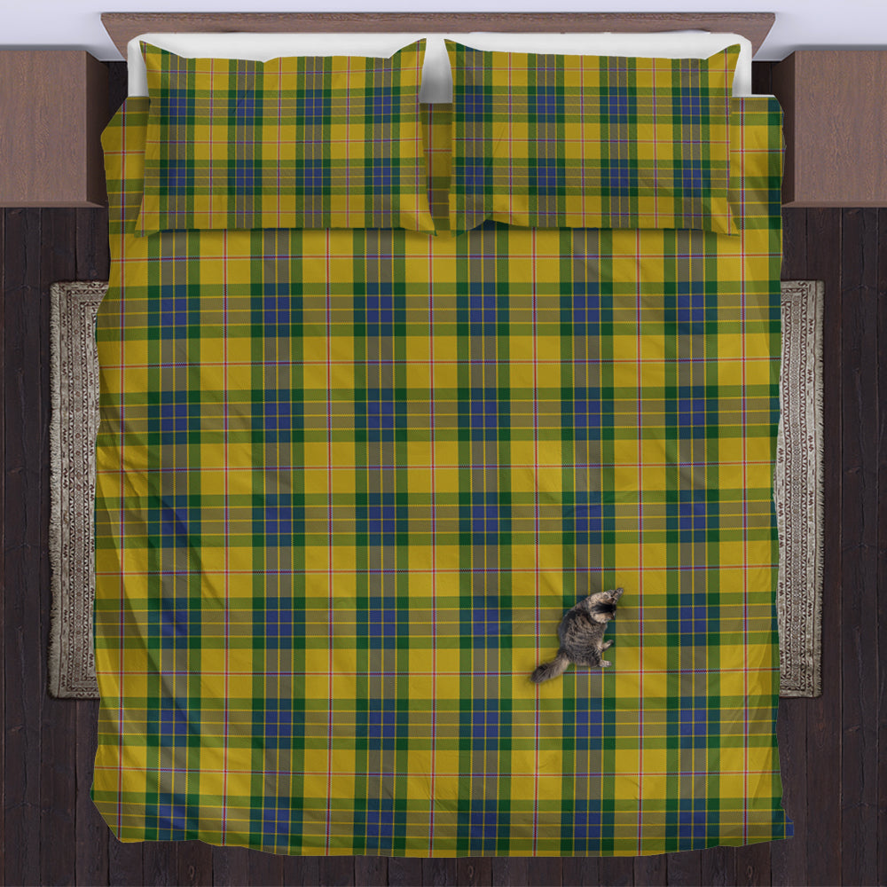 Fraser Yellow Tartan Bedding Set US Bedding Set - Tartan Vibes Clothing