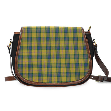 Fraser Yellow Tartan Saddle Bag