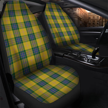 Fraser Yellow Tartan Car Seat Cover