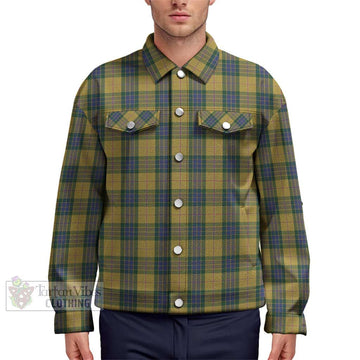 Fraser Yellow Tartan Unisex Lapel Cotton Jacket