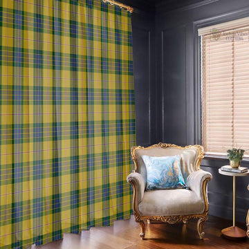 Fraser Yellow Tartan Window Curtain