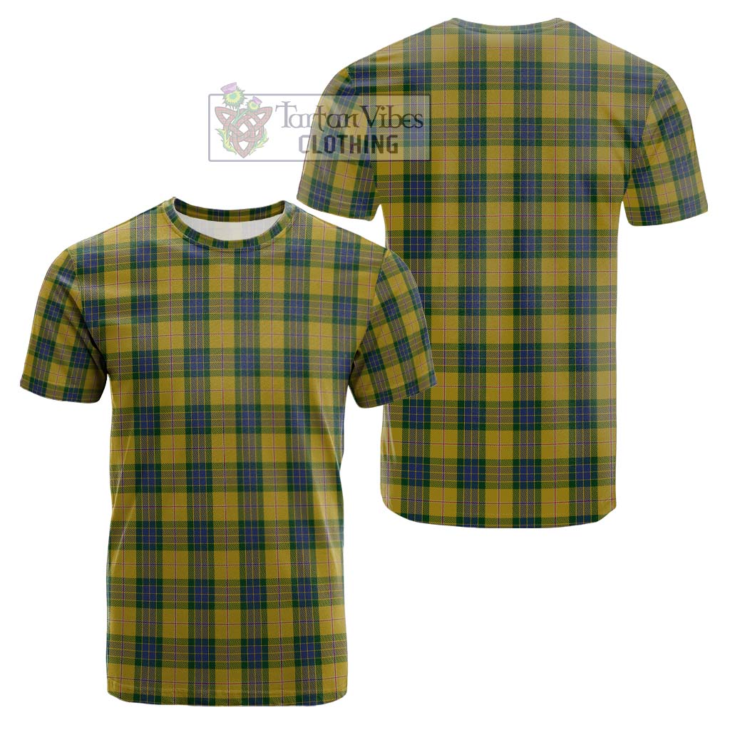 Fraser Yellow Tartan Cotton T-Shirt Kid's Shirt - Tartanvibesclothing Shop