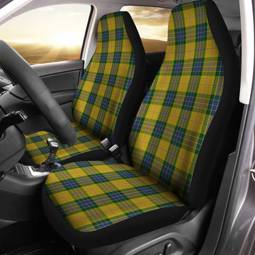 Fraser Yellow Tartan Car Seat Cover