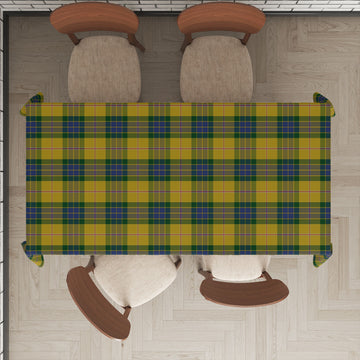 Fraser Yellow Tartan Tablecloth