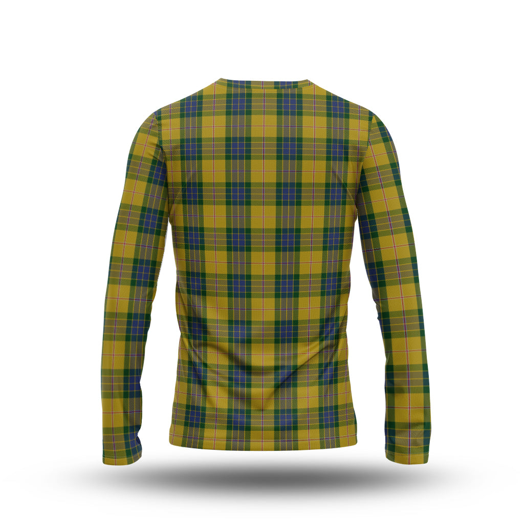 fraser-yellow-tartan-long-sleeve-t-shirt-with-family-crest