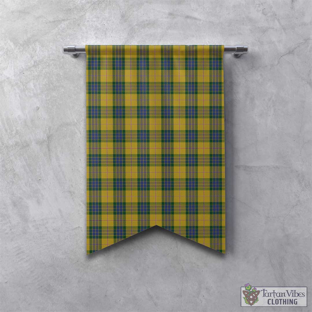 Tartan Vibes Clothing Fraser Yellow Tartan Gonfalon, Tartan Banner