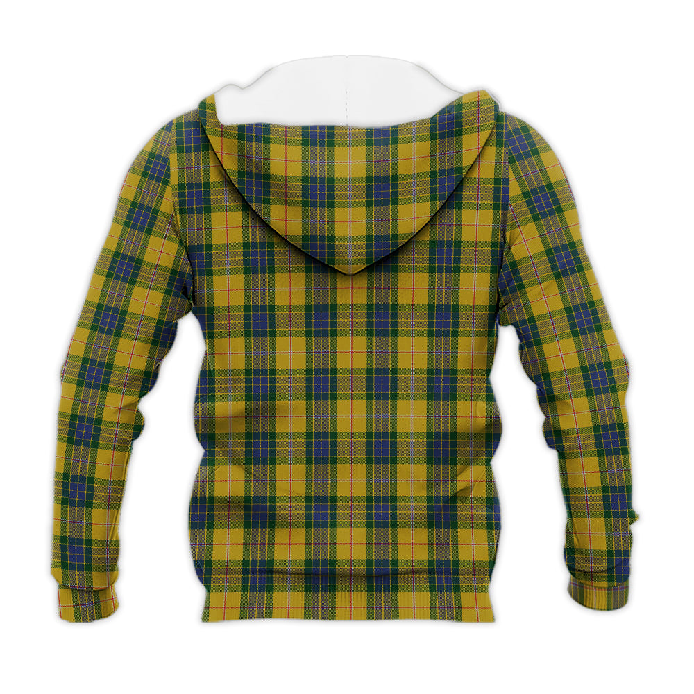 fraser-yellow-tartan-knitted-hoodie-with-family-crest