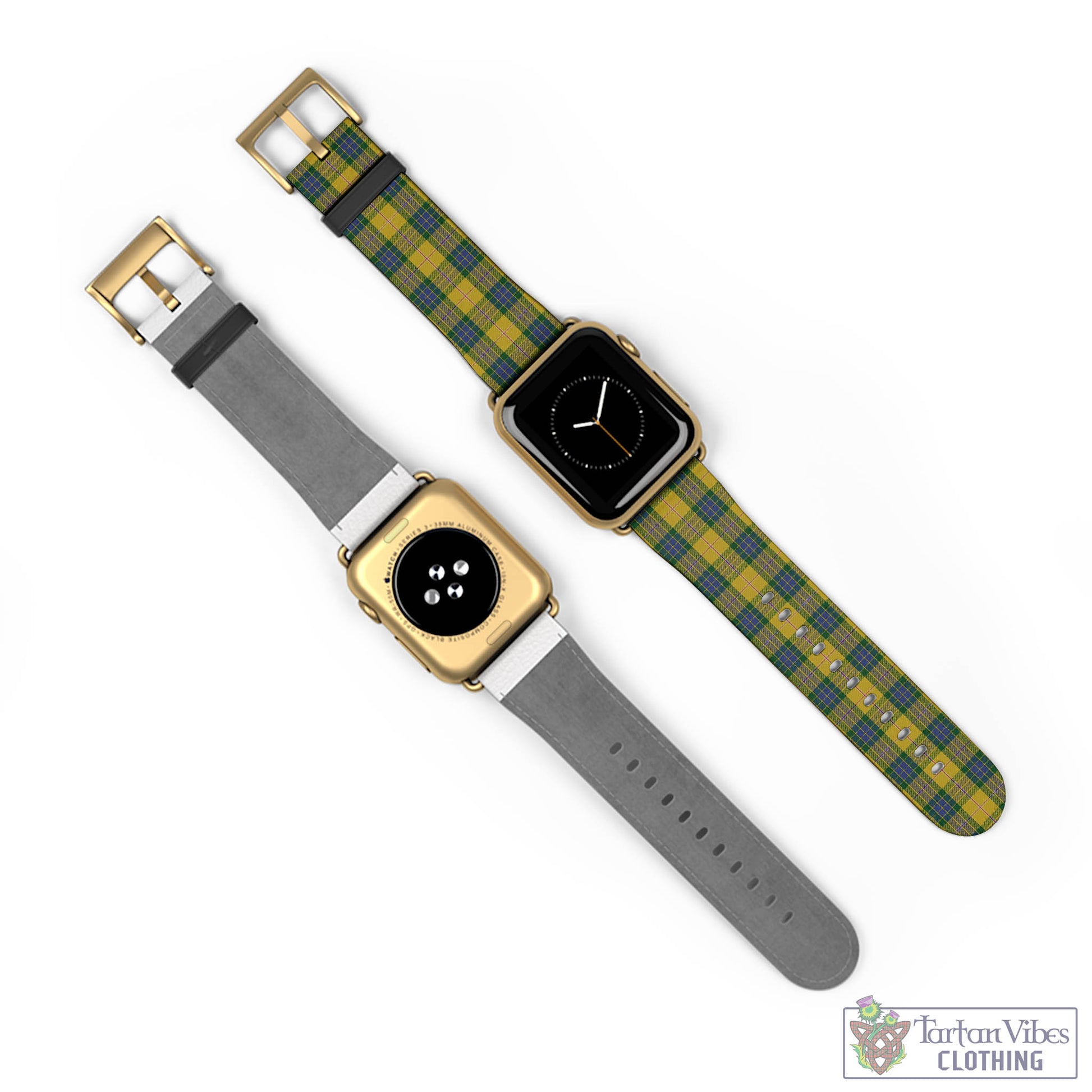 Tartan Vibes Clothing Fraser Yellow Tartan Watch Band