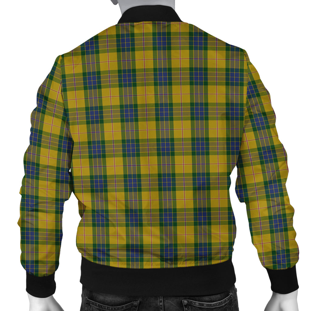 fraser-yellow-tartan-bomber-jacket-with-family-crest